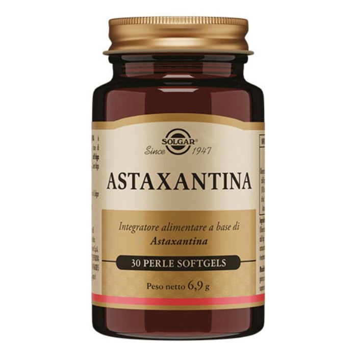 Solgar Astaxantina 30 Perle - Antiossidante Naturale Potente
