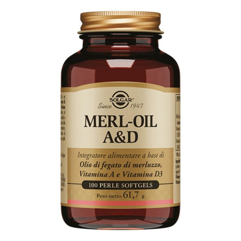  Solgar Merl Oil A&D 100 Perle Softgel