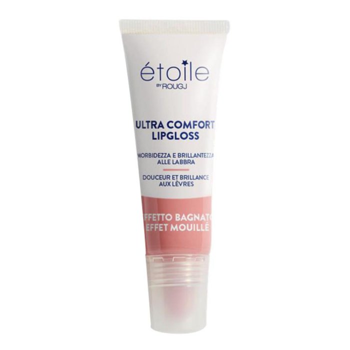Rougj Etoile - Lipgloss Ultra Comfort Effetto Bagnato Colore N. 2 Pesca 10 ml