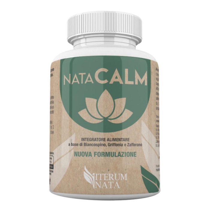 Natacalm Integratore Rilassante 30 Cps Capsule per Sonno Calmo e Controllo dello Stress