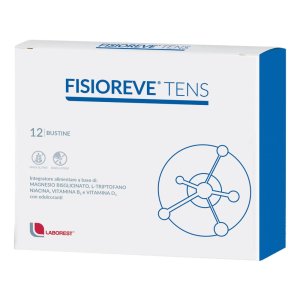 Fisioreve Tens 12 Bustine Granulare Integratore Rilassante Notte con Melatonina e Magnesio per Sonno Riposante