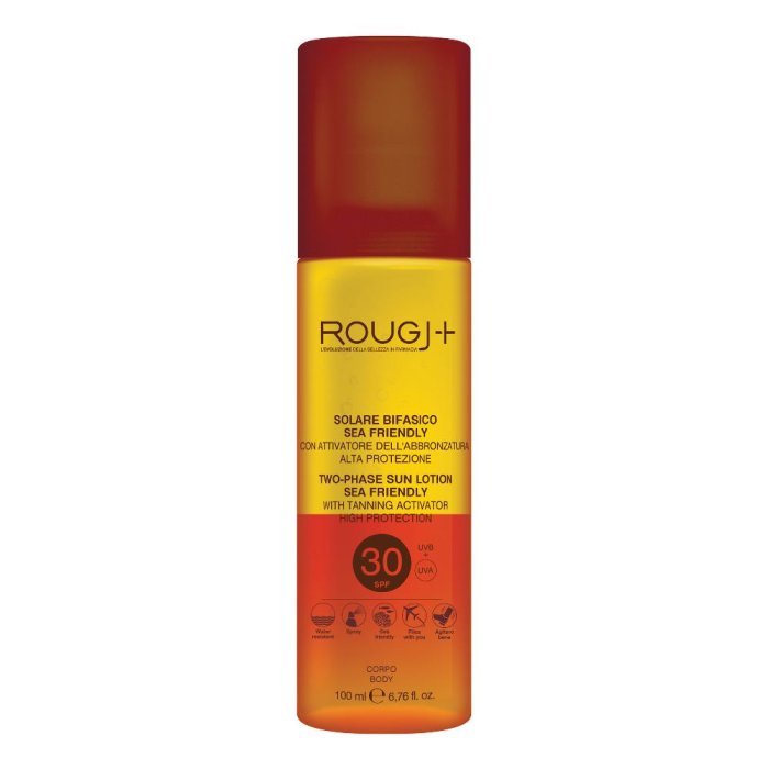 Rougj Solare - Spray Bifasico SPF30 Acceleratore di Abbronzatura 100 ml