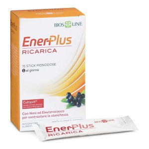 Bios Line EnerPlus - Ricarica Integratore Energetico 15 Bustine
