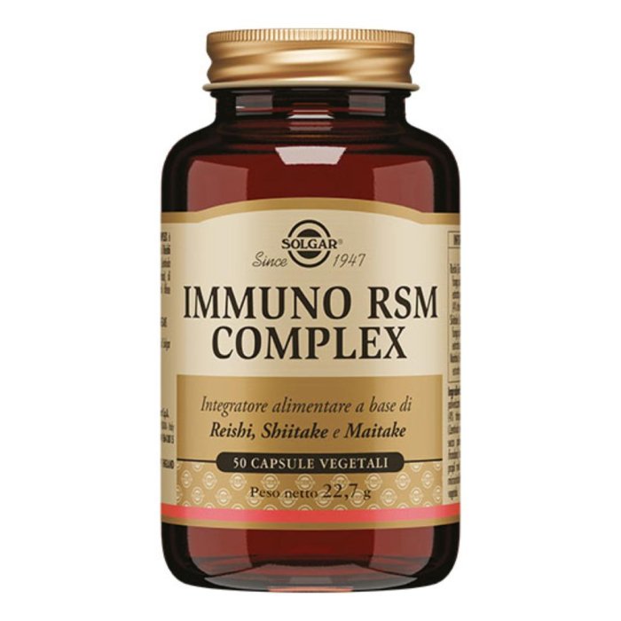 Solgar Immuno RSM Integratore Difese Immunitarie Antiossidante 50 Capsule Vegetali