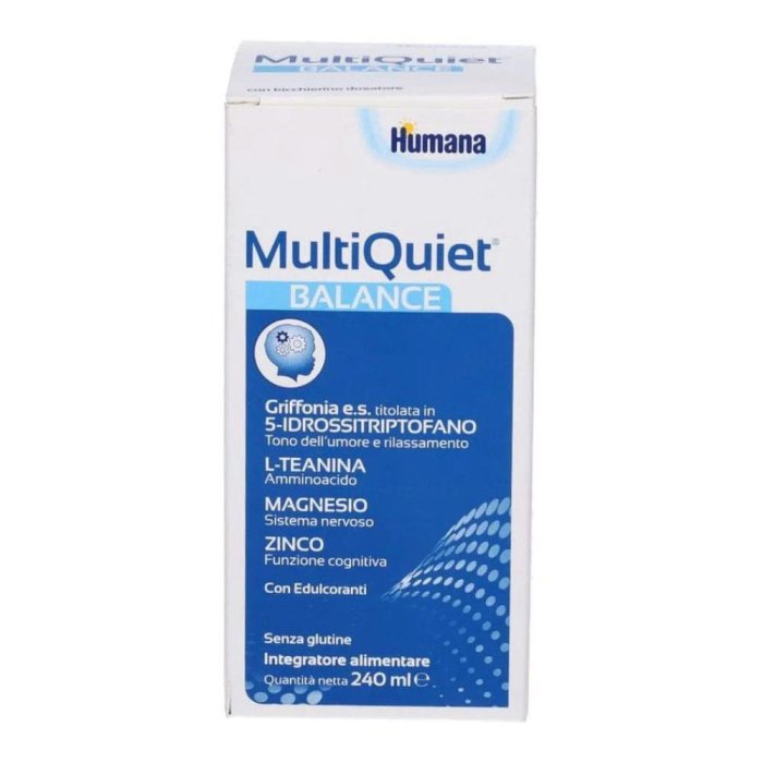 Humana MultiQuiet - Balance Integratore Alimentare per il Rilassamento Diurno 240 ml