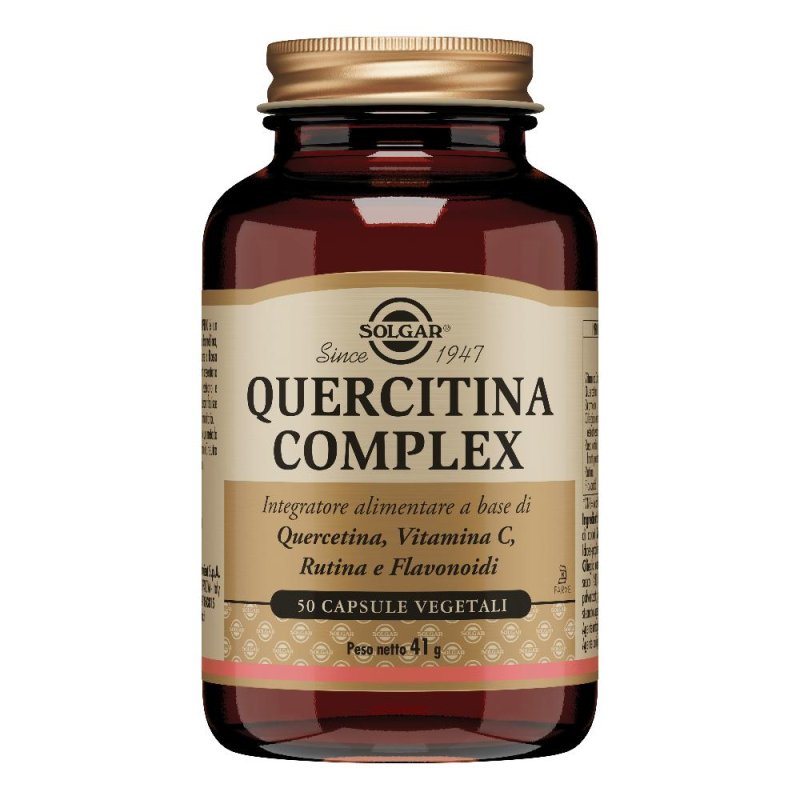  Quercitina Complex Confezione 50 Capsule Vegetali Solgar