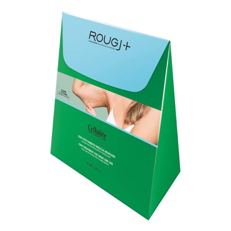 Rougj Cellulite Trattamento Crio Trattamento Braccia Monouso 2 Manicotti 40 Ml
