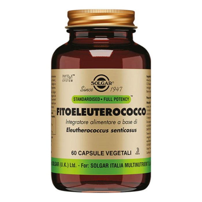  Solgar Fitoeleuterococco Adattogeno 60 Capsule