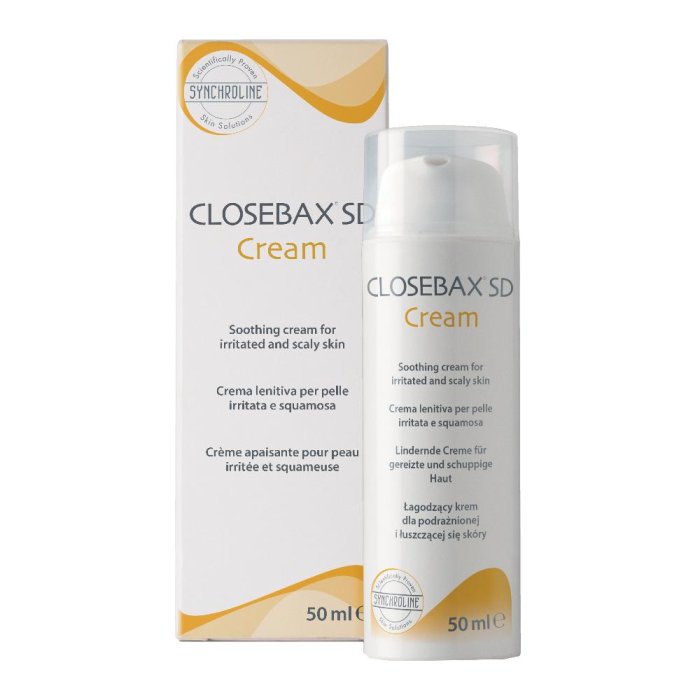 Closebax Cream Crema 50 ml Trattamento Dermatite Seborroica Viso e Corpo Lenitiva