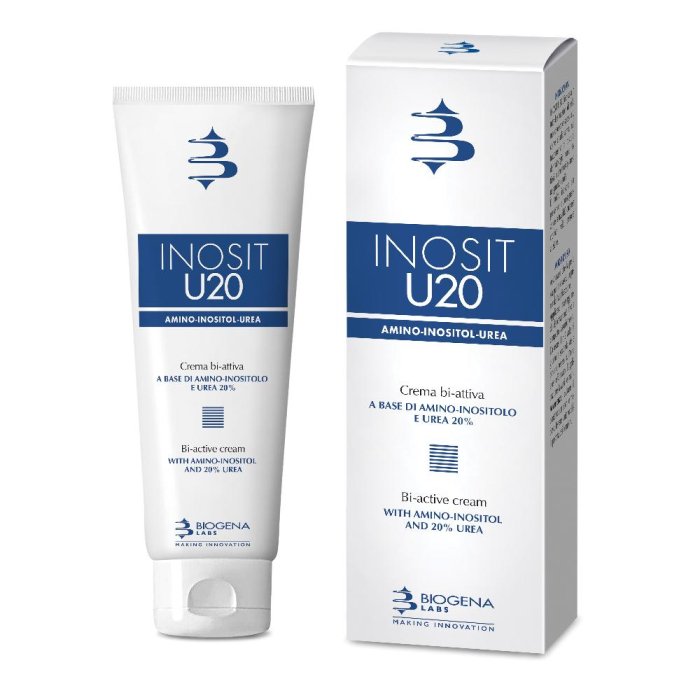Biogena Inosit U20 Crema Idratante Urea 20% per Pelle Secca Piedi Mani Corpo 150 ml