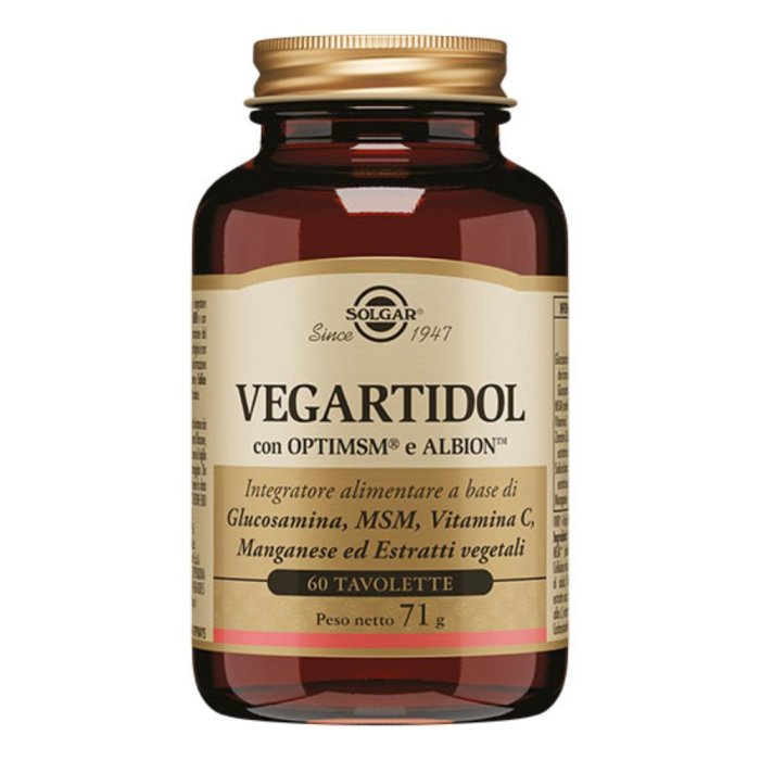  Solgar - Vegartidol 60 Tavolette: Integratore Vegetale per il Benessere Articolare
