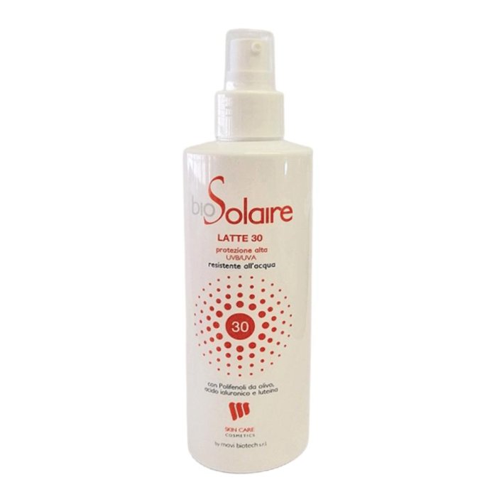 Biosolaire latte solare SPF 30 - latte protettivo corpo per pelli chiare