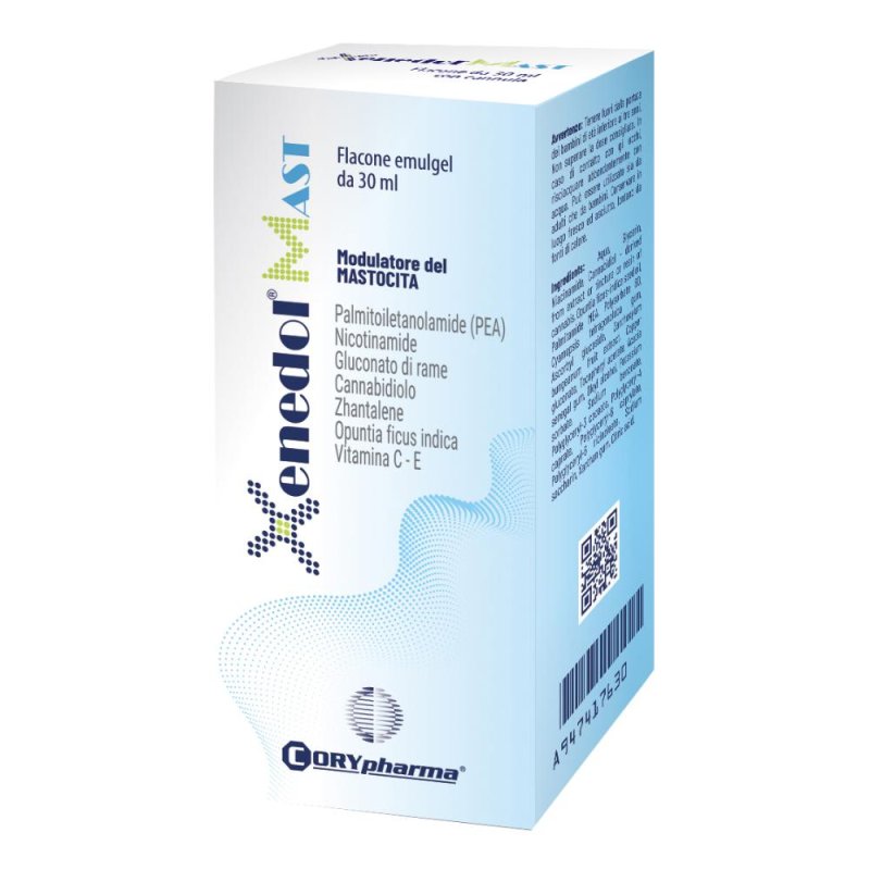 Xenedol Mast Emulgel 30 ml Gel Topico a Uso Cutaneo Lenitivo per Trattamento Locale