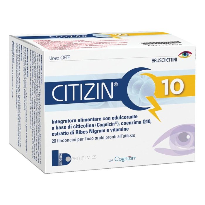Citizin Q10: Integratore per la Salute Nervosa e Visiva 20 fiale 10 ml