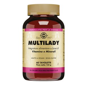 Solgar Multilady Integratore Vitamine e Minerali Donna 60 Tavolette