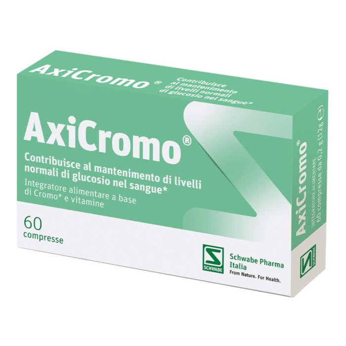 Axicromo 60 compresse - integratore con picolinato di cromo per metabolismo degli zuccheri