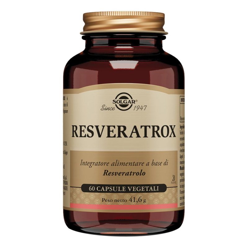  Resveratrox 60 Capsule Vegetali - Integratore con Resveratrolo e Antiossidanti Naturali