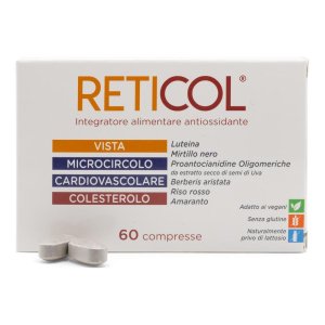 Reticol Integratore Alimentare per la Salute degli Occhi e della Retina 60 Compresse