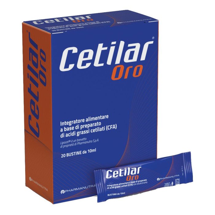Cetilar Oro Integratore per Articolazioni e Muscoli 20 Stick da 10 ml