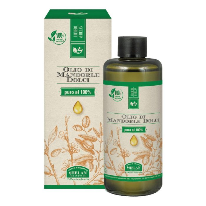 I Rimedi olio di mandorle dolci - olio corpo emolliente per pelle secca
