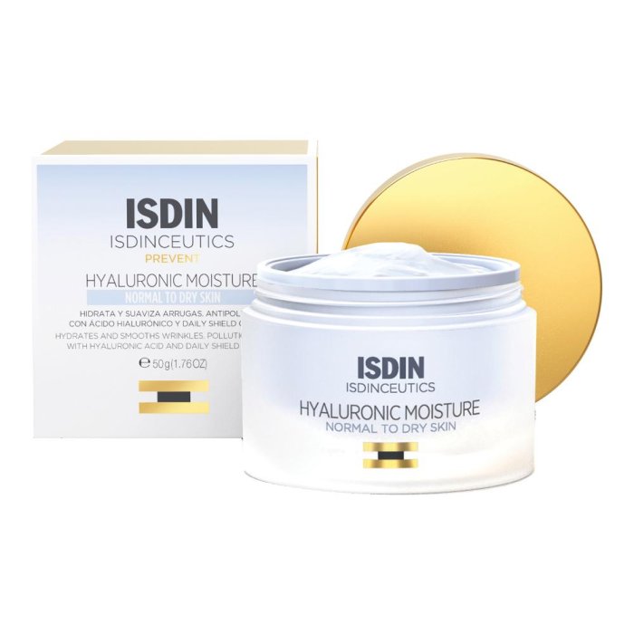 ISDIN Isdinceutics Hyaluronic - Moisture Normal To Dry Crema Idratante Pelle Normale e Secca 50 ml