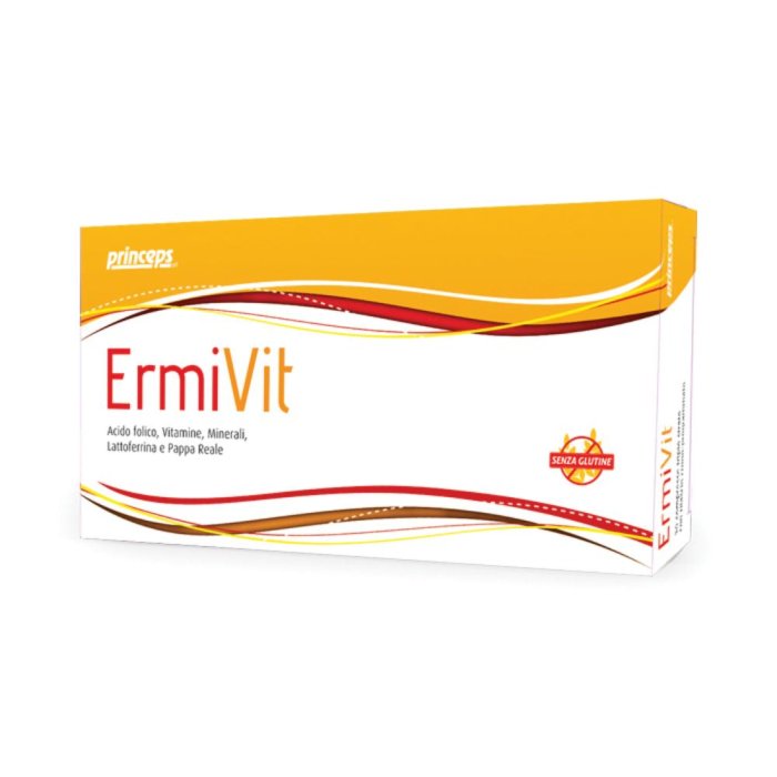 Ermivit 30 Compresse Integratore Multivitaminico e Multiminerale per Energia e Benessere Quotidiano