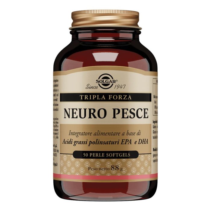 Neuro Pesce Tripla Forza Solgar 50 Perle Softgels