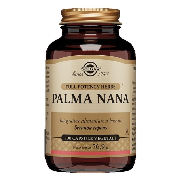 Solgar Palma Nana Integratore per le vie urinarie 100 Capsule Vegetali