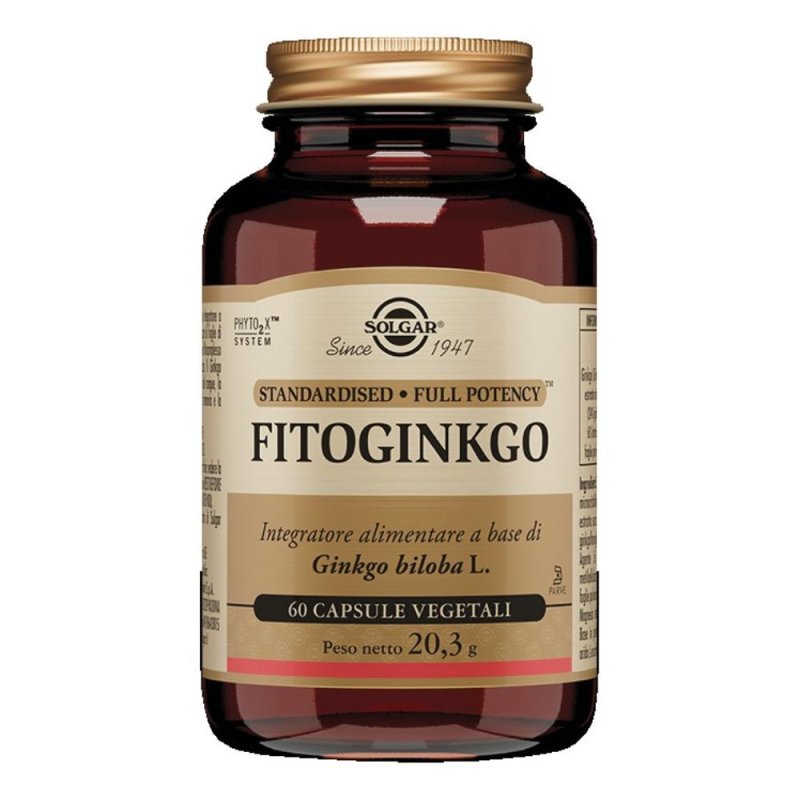  Solgar Fitoginkgo 60 Capsule Vegetali