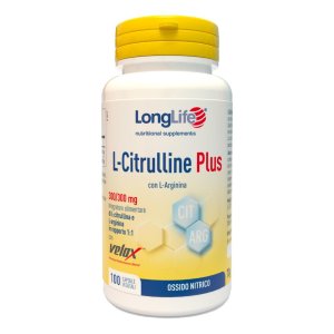LongLife Citrulline Plus 100 Capsule – Integratore di L-Citrullina per Energia, Resistenza e Benessere Muscolare