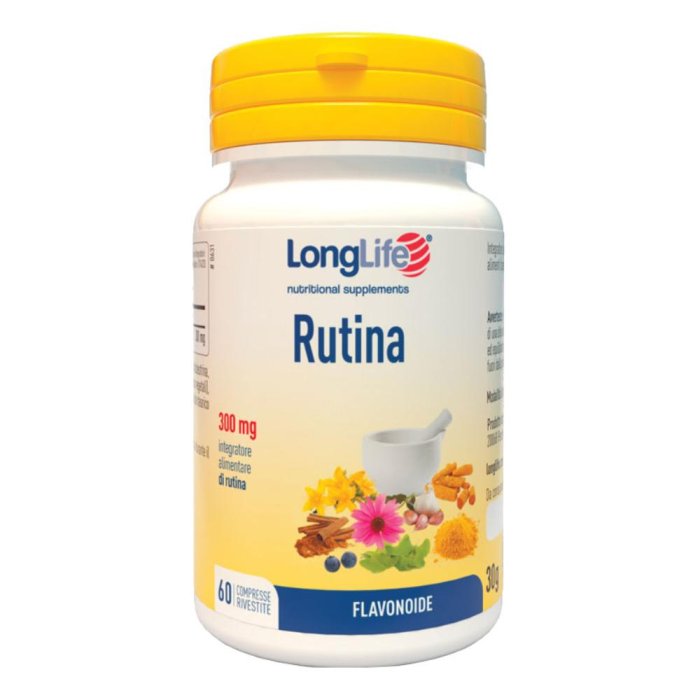 LongLife Rutina 300 mg 60 compresse - integratore di rutina per microcircolo