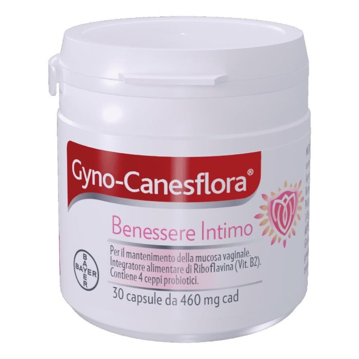 Gyno Canesten Canesflora Integratore per Benessere Vaginale 30 Compresse