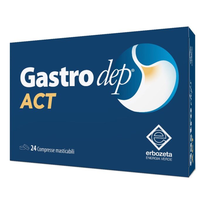 Gastrodep Act 24 compresse masticabili - integratore per benessere gastrointestinale