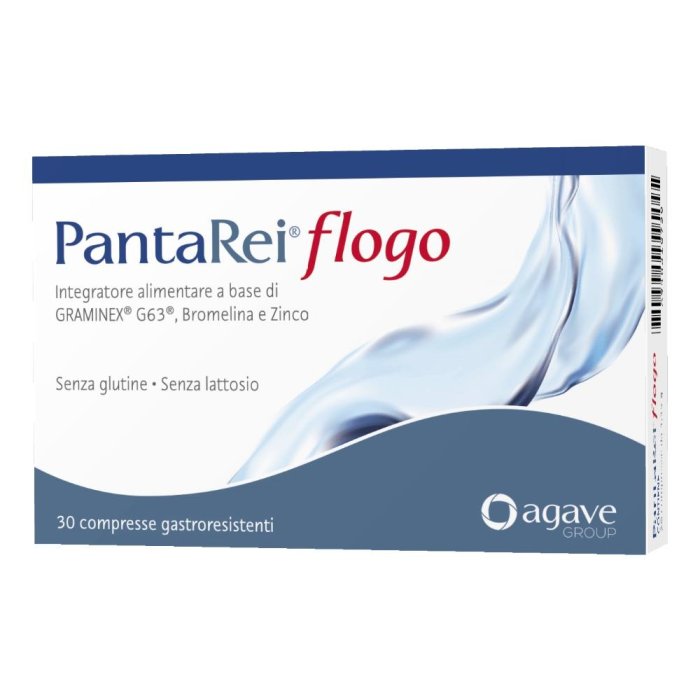 PantaRei Flogo 30 compresse – Integratore con Graminex G63, Bromelina e Zinco