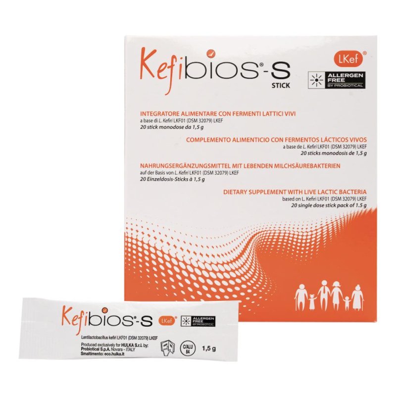 Kefibios-S integratore di fermenti lattici vivi 20 stick monodose