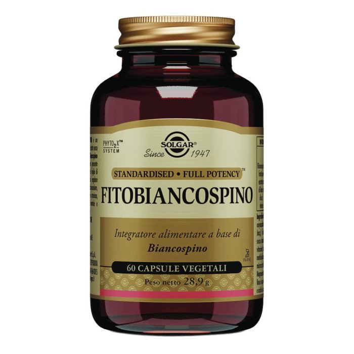 Solgar It. Multinutrient Fitobiancospino 60 Capsule Vegetali