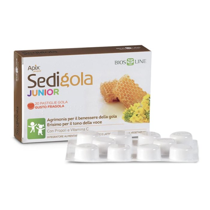 Bios Line Sedigola - Pastiglie Gola Miele e Eucalipto 20 pastiglie