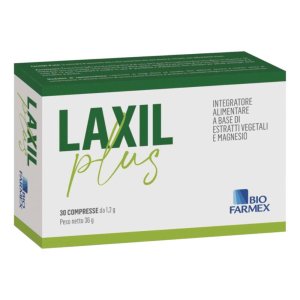 Biofarmex Laxil Plus Integratore Alimentare Favorisce il Transito Intestinale 30 compresse