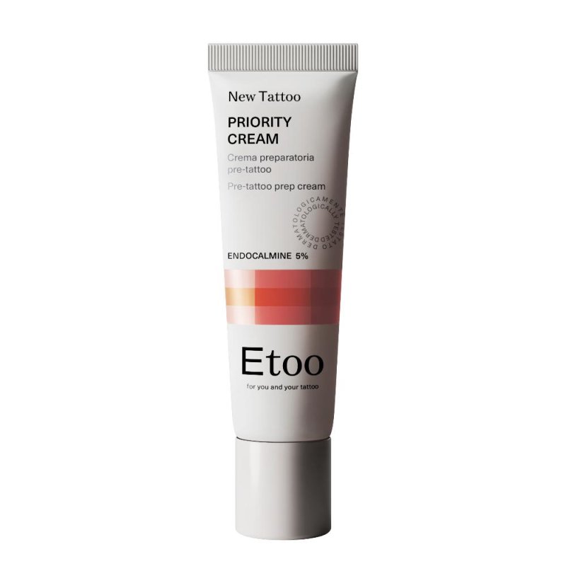 Priority Cream preparatrice pre-tattoo - crema preparatrice pelle prima del tatuaggio