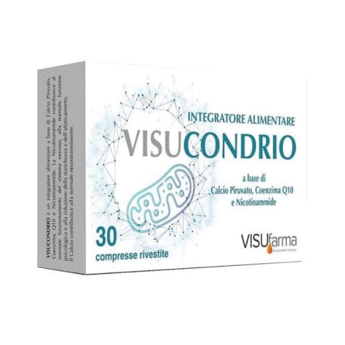 Visucondrio 30 compresse – integratore calcio piruvato, coenzima Q10 e nicotinammide