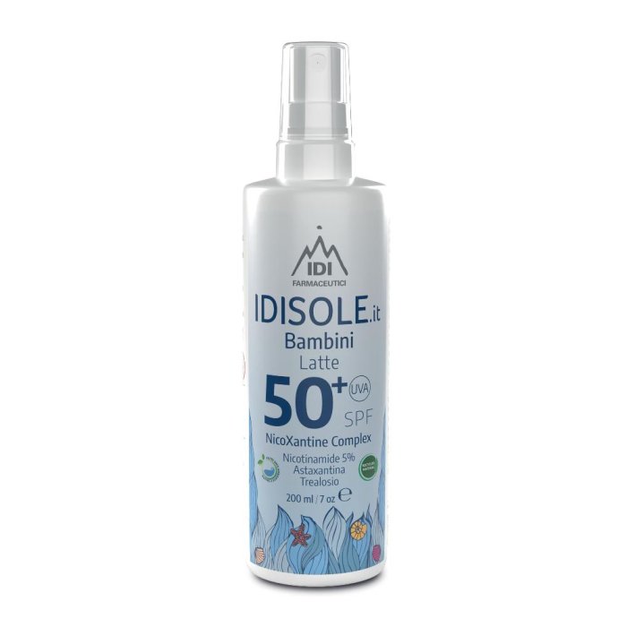 Idi Farmaceutici Idisole - Bambini NicoXantine Complex SPF50+ Protezione Solare Molto Alta 200 ml