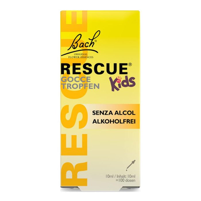 Rescue Kids Gocce 10 ml – fiori di Bach senza alcol per bambini