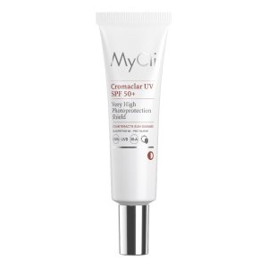 MyCli Cromaclar UV 50+ Crema Viso Protettiva spf Molto Alta Antimacchie per Pelli Sensibili 50 ml