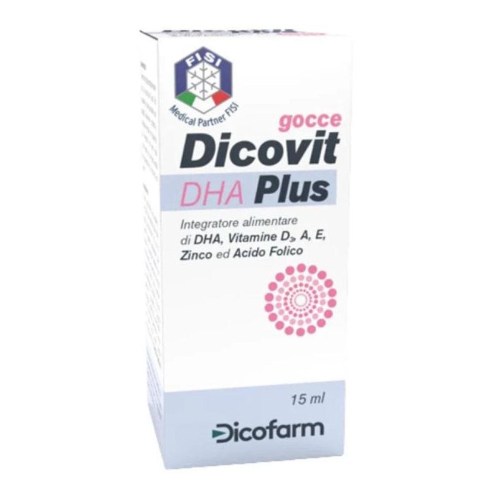 Dicofarm Dicovit Plus Integratore Alimentare di DHA 15ml