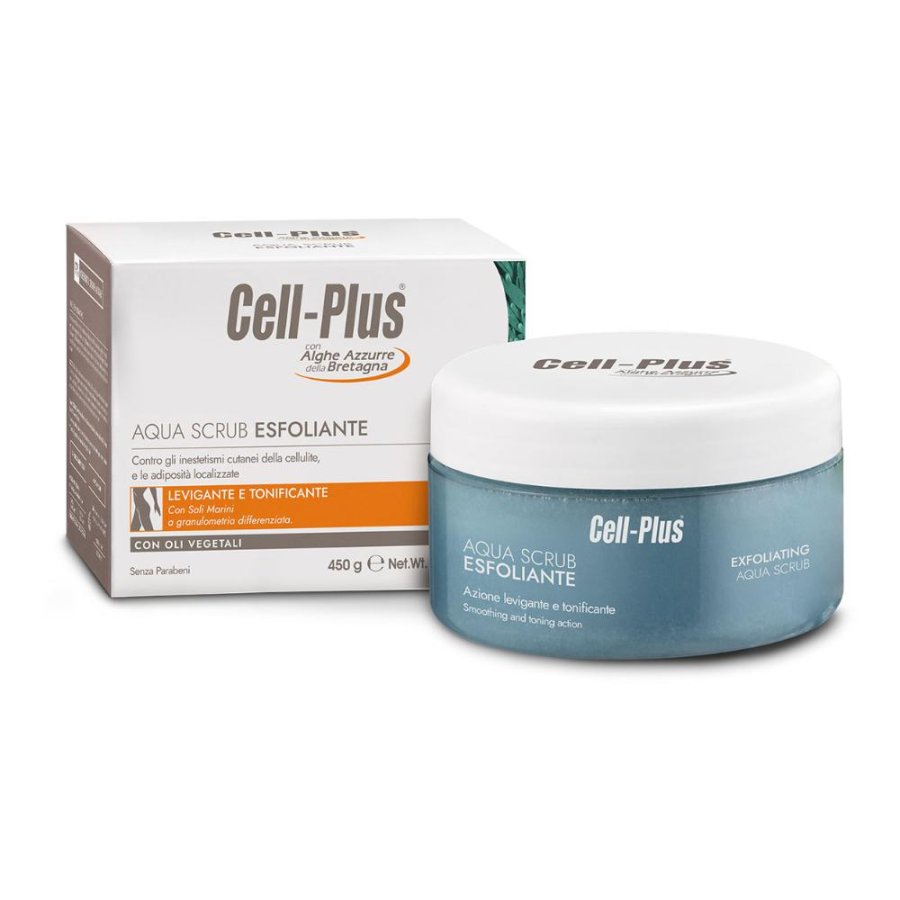 Cellulase Cellplus Aqua Scrub 450 g - scrub corpo drenante anticellulite