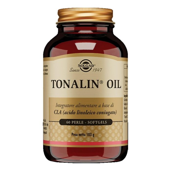 Solgar Tonalin Oil 60 Perle Integratore di Acido Linoleico Coniugato per Metabolismo dei Grassi e Controllo del Peso