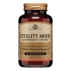Solgar Vitality Mood 30 Capsule - Integratore per il tono dell'umore con rodiola e vitamine B