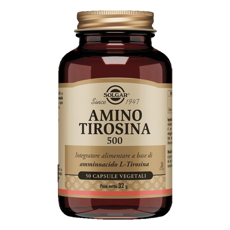  Solgar Amino Tirosina 500 50 Capsule Vegetali