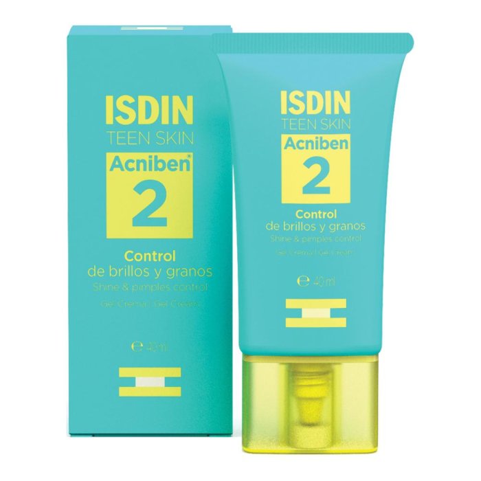 ISDIN Acniben Gel Cream Gel Crema Viso Controllo Lucidità e Brufoli 40 ml