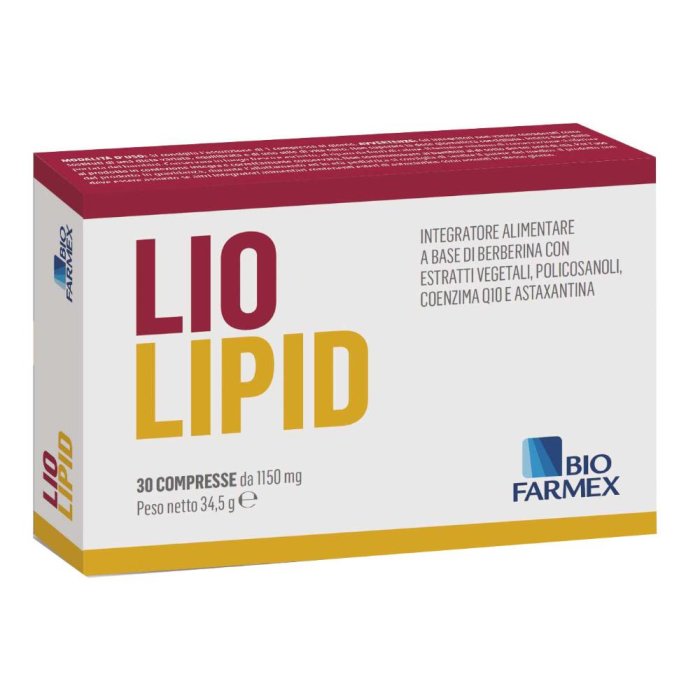 LIOLIPID 30 Compresse Integratore Alimentare per Colesterolo e Trigliceridi Haute Savoie